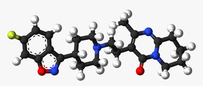 Risperidone 3d Balls - Molecule, HD Png Download