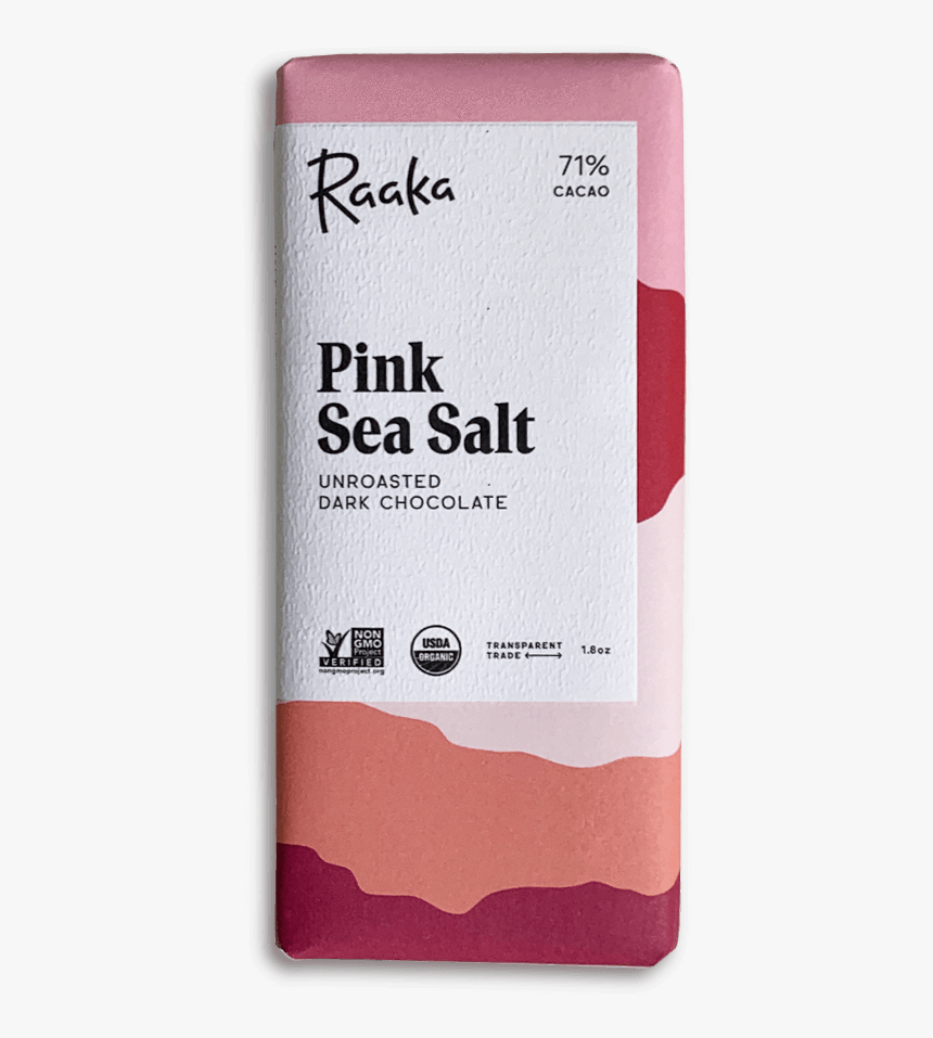 Pink Sea Salt Chocolate Bar - Bar Soap, HD Png Download