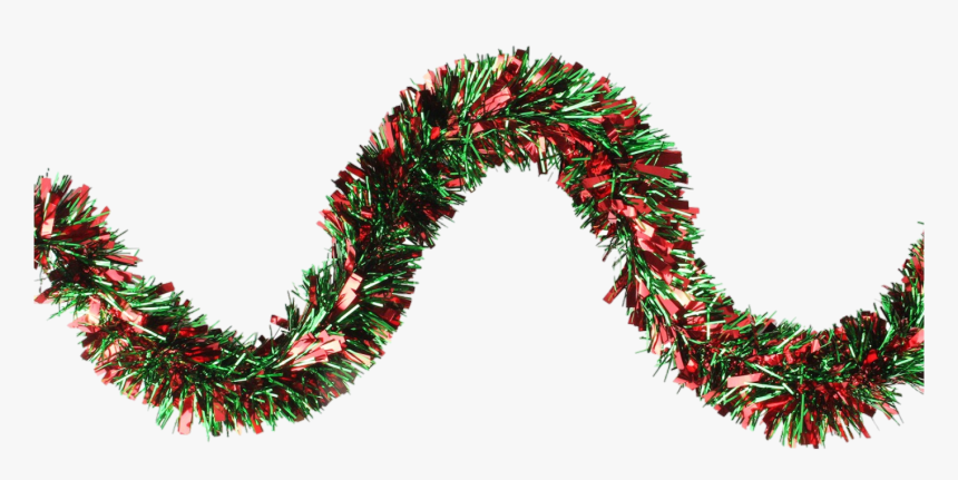 #christmas #tinsel - Christmas Tinsel Garland, HD Png Download