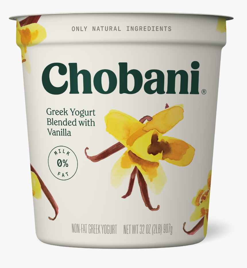 Chobani Plain Greek Yogurt, HD Png Download