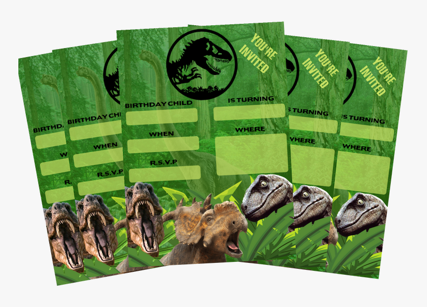 Dinosaur Invite Pack - Bullfrog, HD Png Download