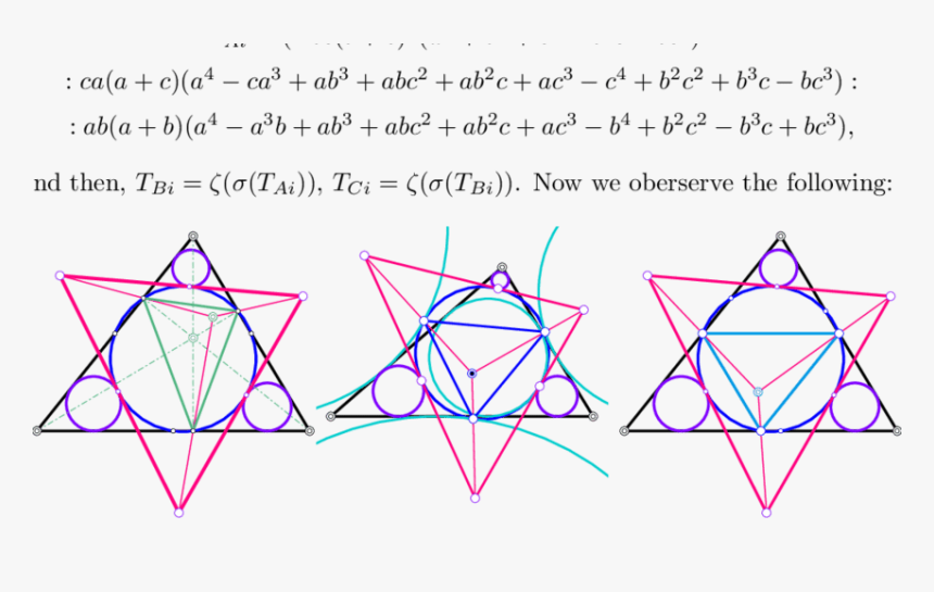 The Inner Tangent Triangle ∆ Ti Is Perspective To Orthic - Triangle, HD Png Download