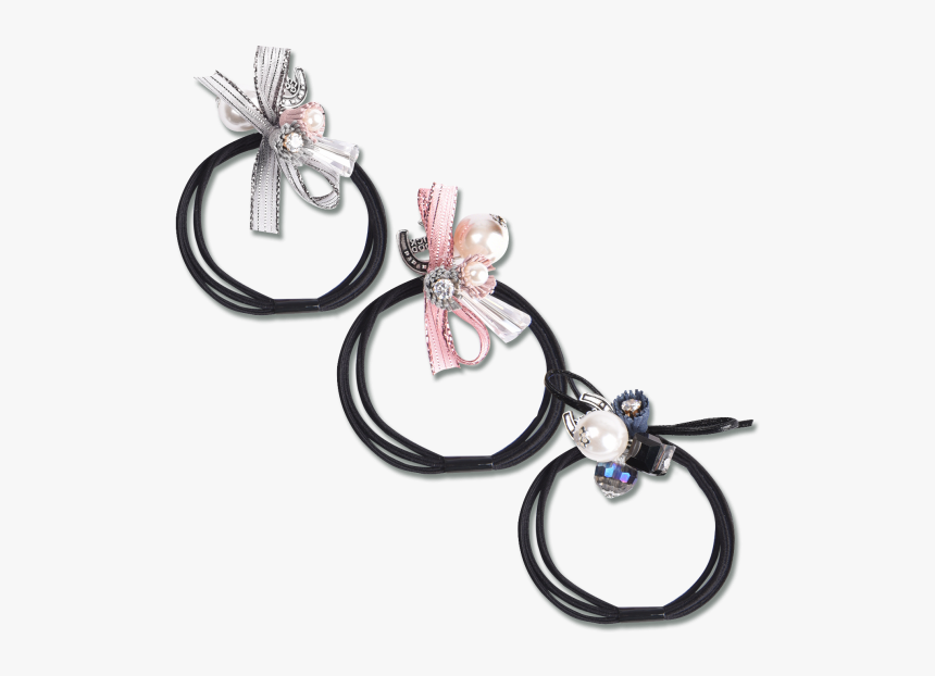 Hair Band, Set 3 Hair Bands - Ластик За Коса С Декорация, HD Png Download