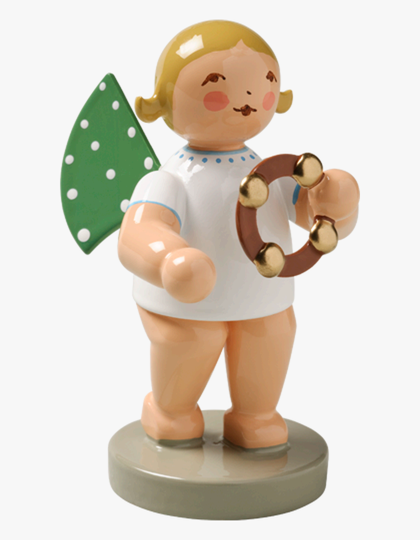 Angel With Tambourine - Wendt Und Kühn Engel Mit Geige, HD Png Download