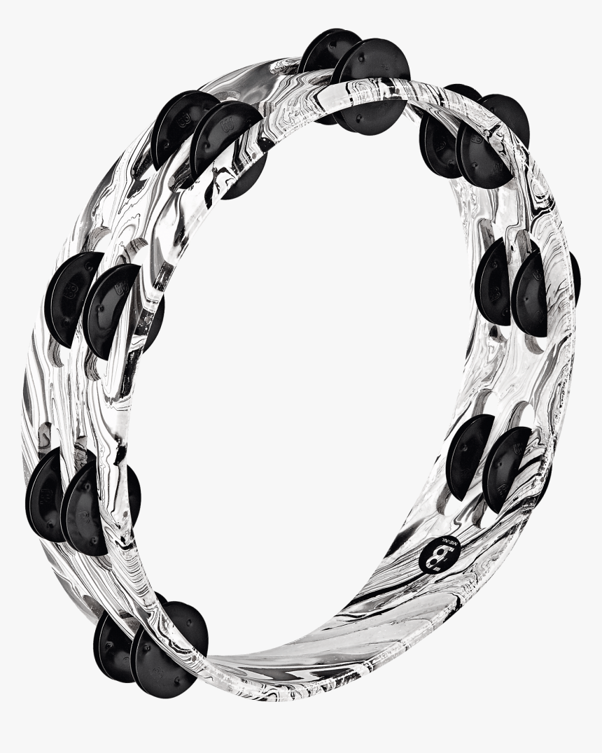 Meinl - Meinl Traditional Wood Tambourine Row Black Plated, HD Png Download