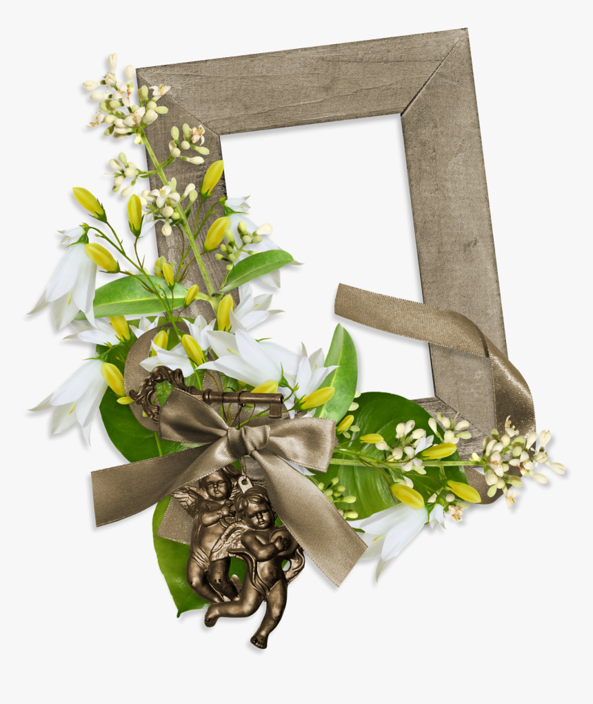 Floral Frame Png - Bouquet, Transparent Png