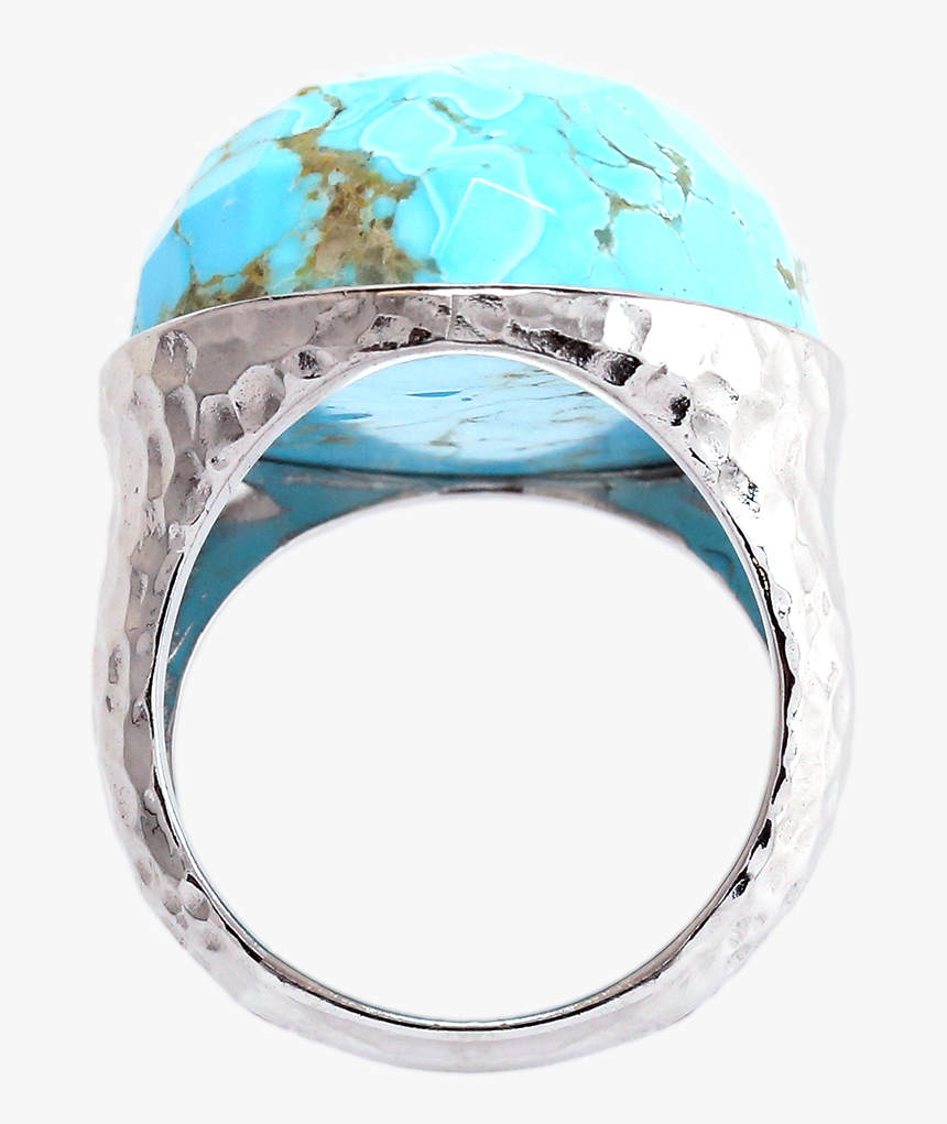 Turquoise Globe - Titanium Ring, HD Png Download