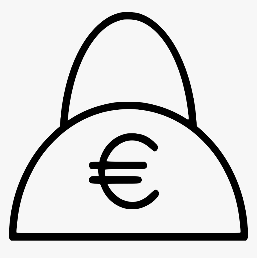 Shopping Bag Cash Balance Trade Commerce - Line Art, HD Png Download