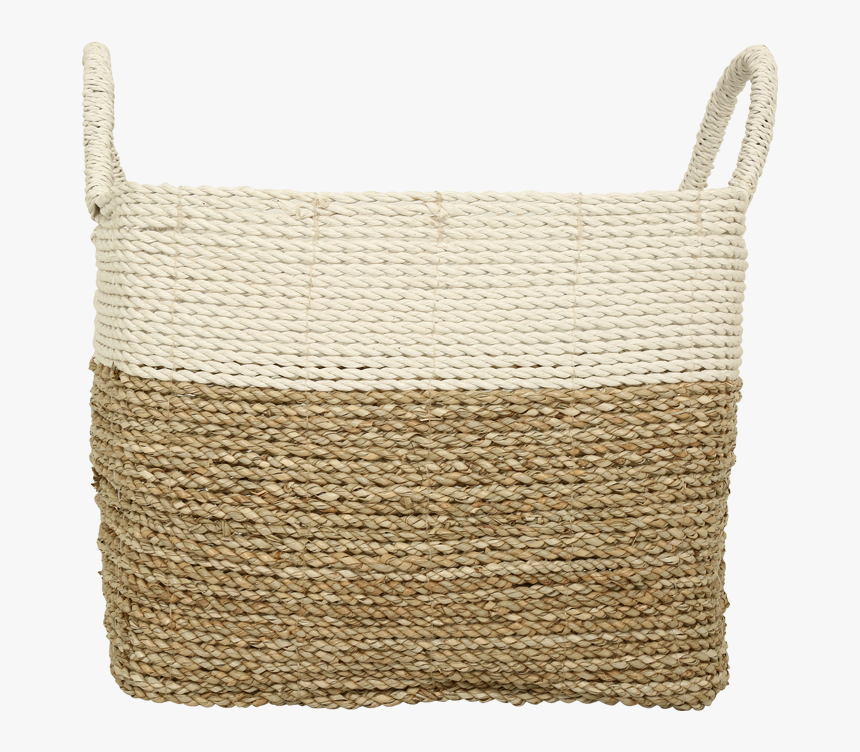 Seagrass Square Basket Large By Stories - Wicker, HD Png Download