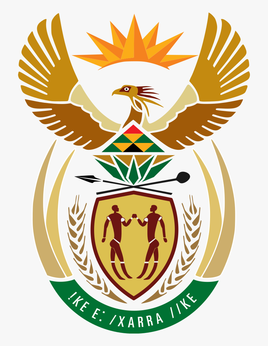 Art Svg Mandela - Sa Coat Of Arms, HD Png Download