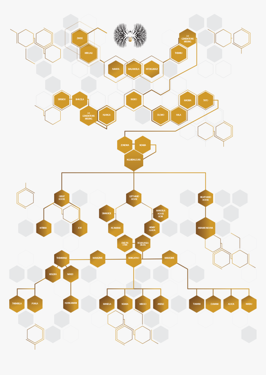 Nelson Mandela Family Tree , Png Download - Thembu Family Tree, Transparent Png