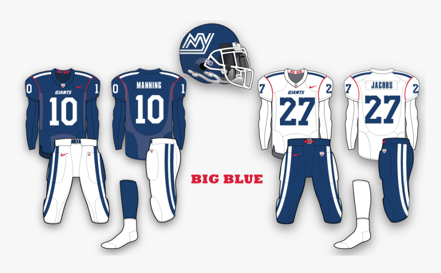 Giants-uniforms2 - Ny Giants Logo Concept, HD Png Download