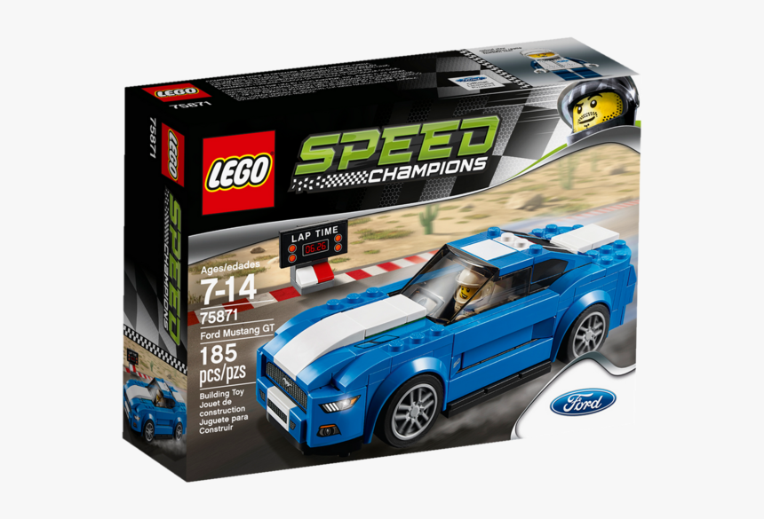 Lego 75871 Speed Champions Ford Mustang Gt, HD Png Download