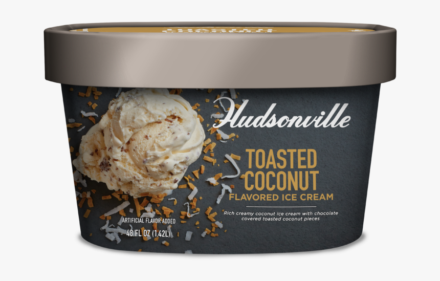 Toasted Coconut Carton - Ice Cream, HD Png Download
