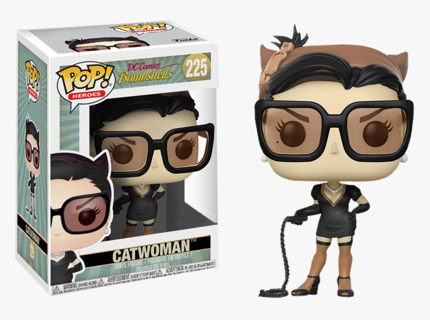 Catwoman Sepia Tone Us Exclusive Pop Vinyl Figure - Funko Pop Dc Comics Bombshell, HD Png Download