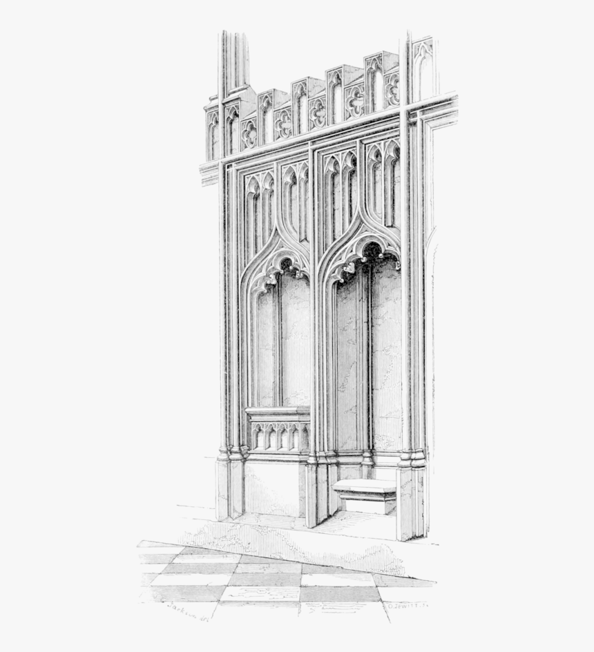 Archaeological Journal, Volume 2, 0133 - Gothic Architecture, HD Png Download