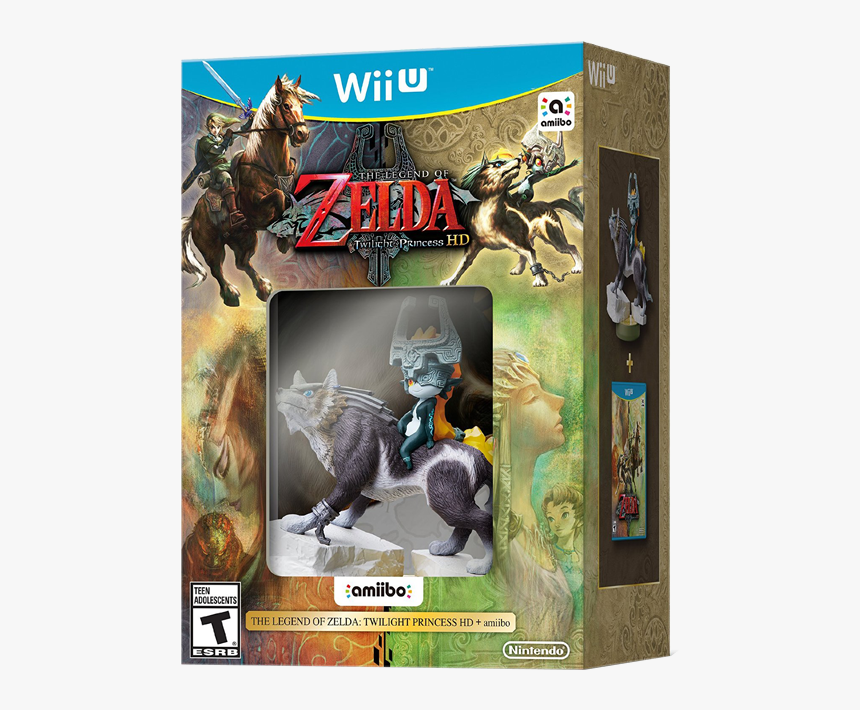 The Legend Of Zelda Twilight Princess Hd Wii U - Amiibo Zelda Wii U, HD Png Download