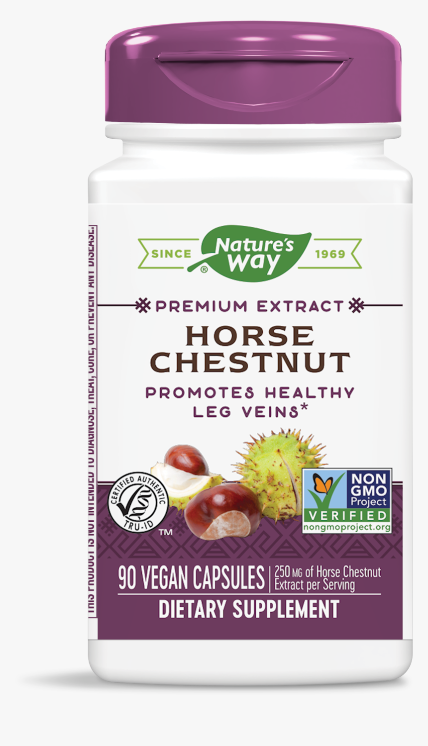 Nature's Way Horse Chestnut Standardized Extract Label, HD Png Download