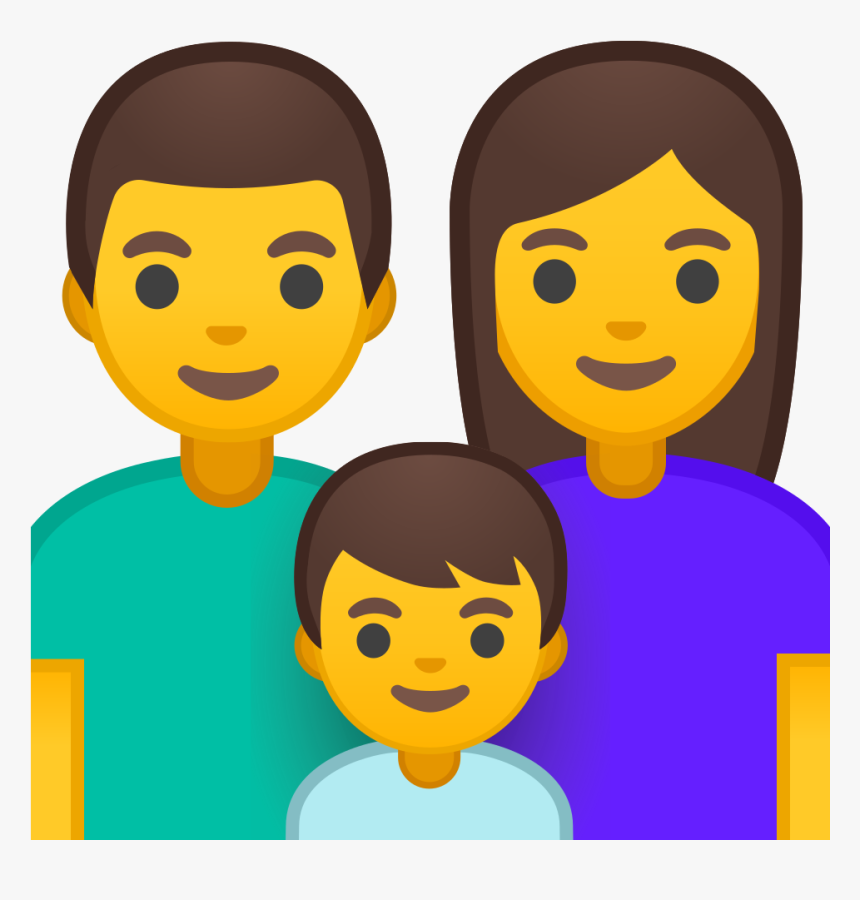 Family Man Woman Boy Icon - Family Emoji Png, Transparent Png