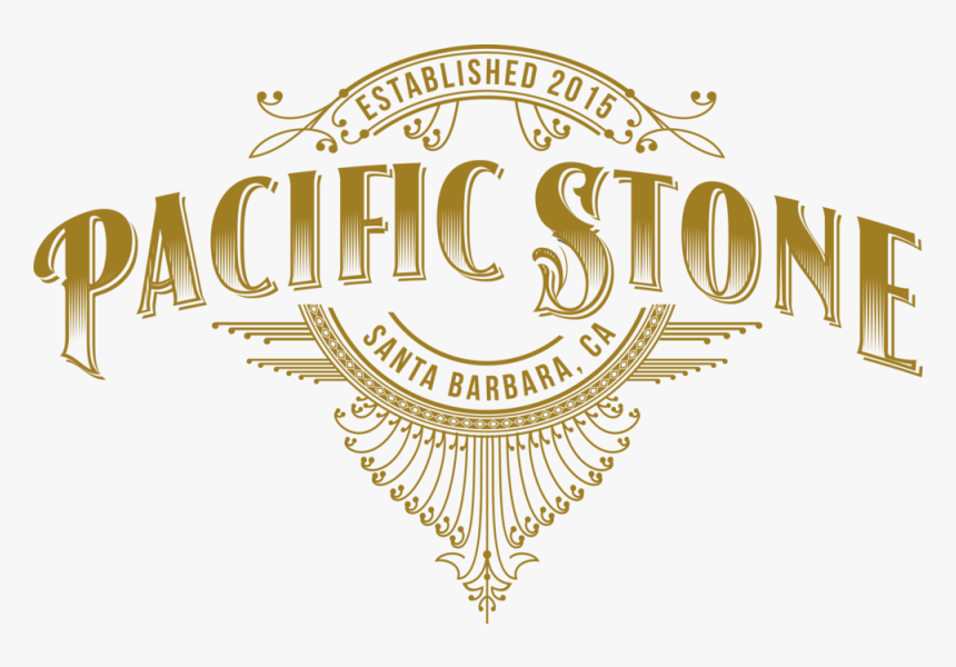 Pacific Stone Full Logo Gold - Illustration, HD Png Download