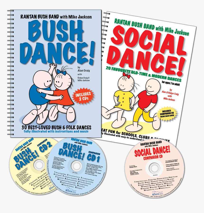 Combined Australian Dance Books - Cartoon, HD Png Download