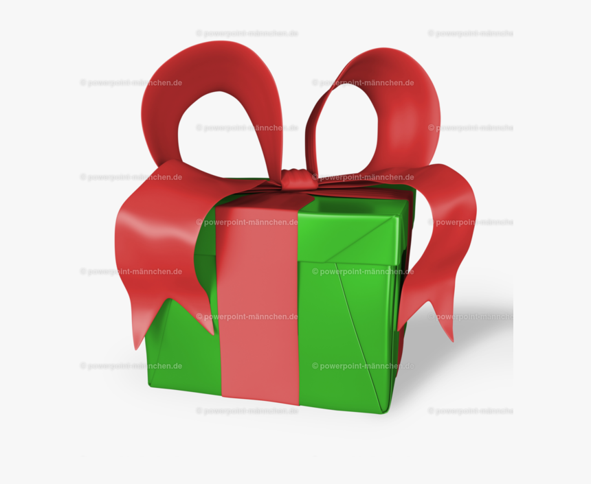 Geschenkpaket Grün, HD Png Download