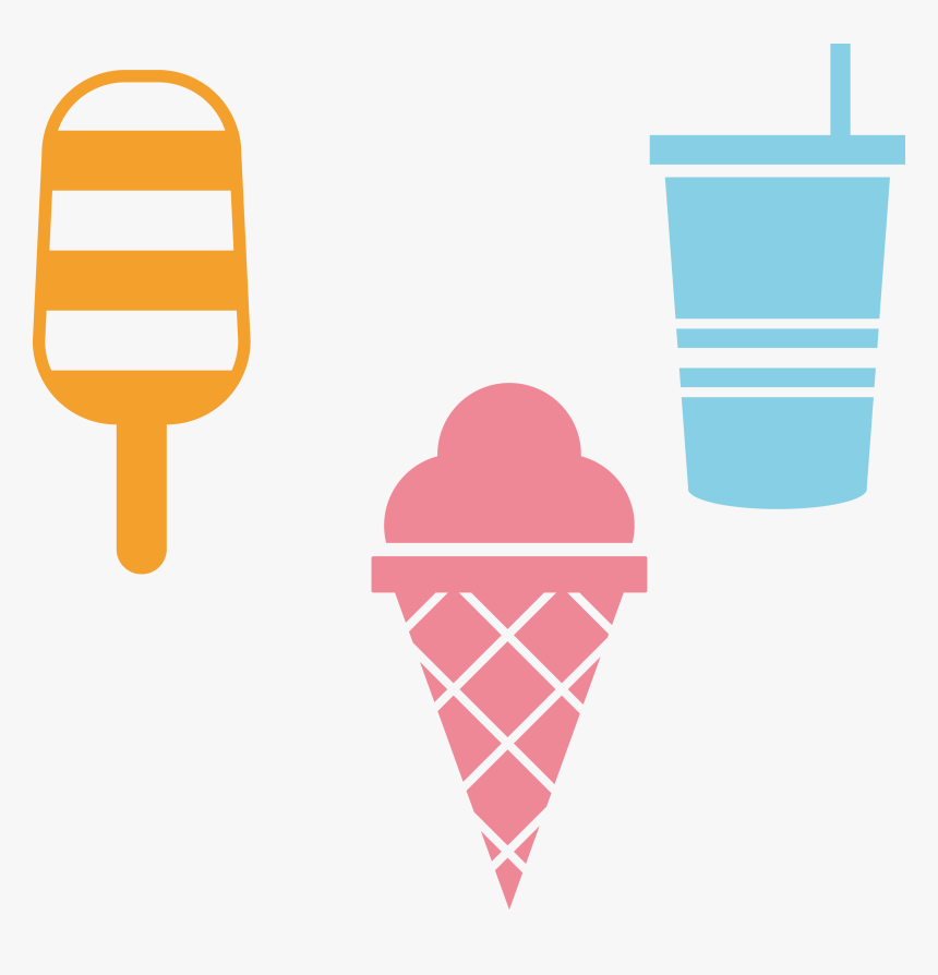 Ice Cream Cone Street Food Ice Pop - Logo Pop Ice Vector, HD Png Download