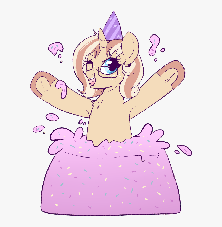 Lulubell, Birthday, Cake, Food, Frosting, Icing, Jumping - Cartoon, HD Png Download