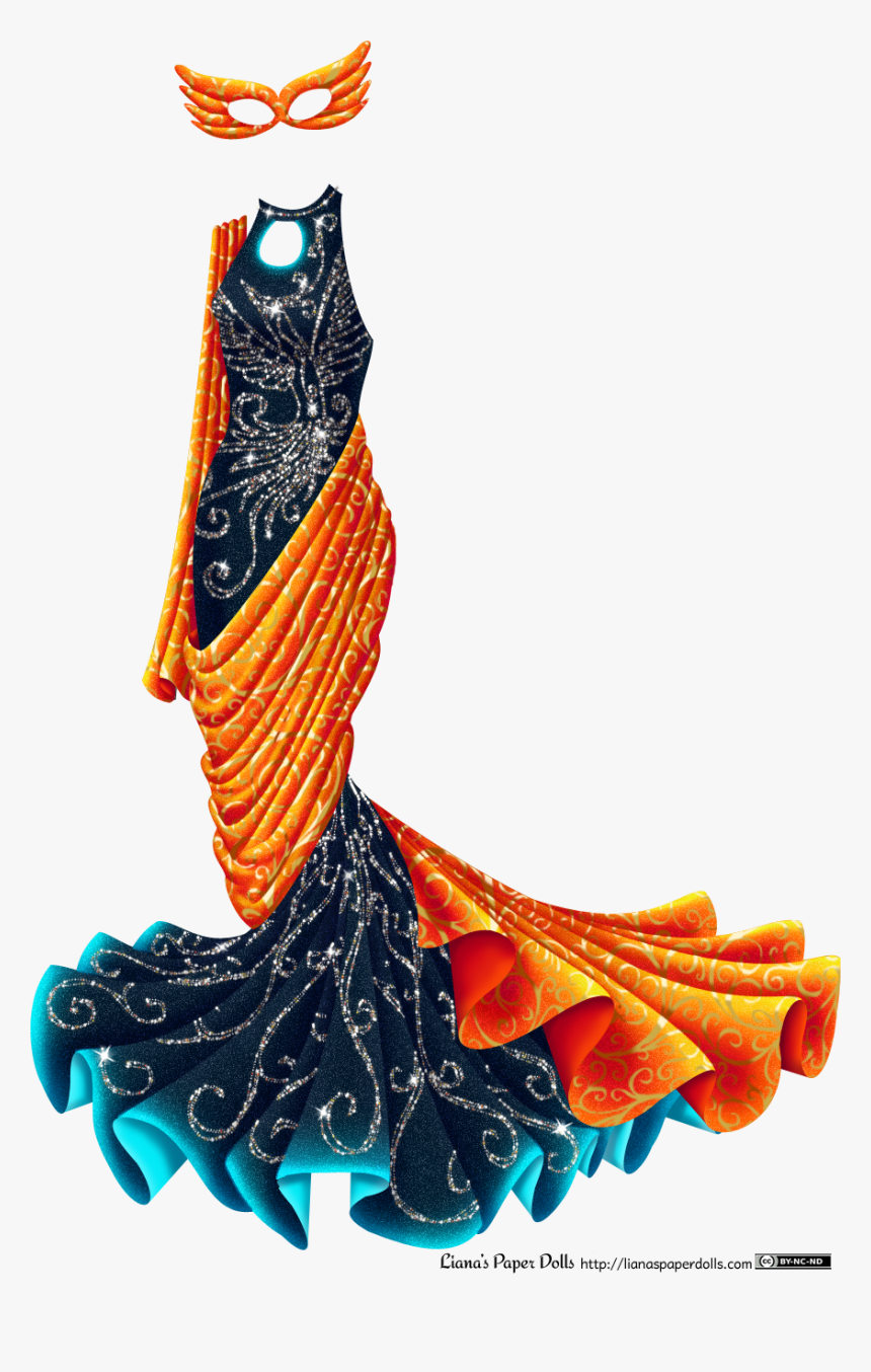Liana S Paper Dolls - Phoenix Masquerade, HD Png Download