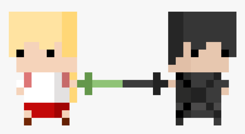 [oc][newbie][cc] Asuna And Kirito From Sao - Graphic Design, HD Png Download