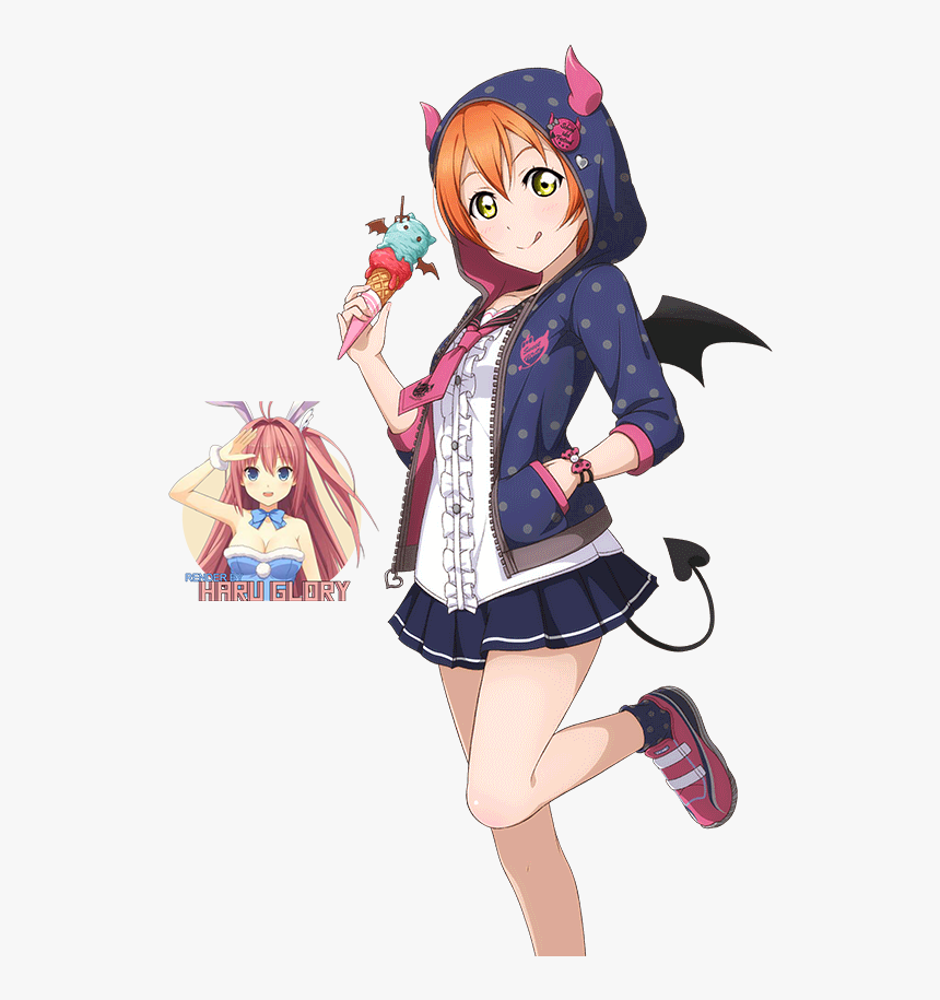 Hoshizora Rin - Rin Card, HD Png Download