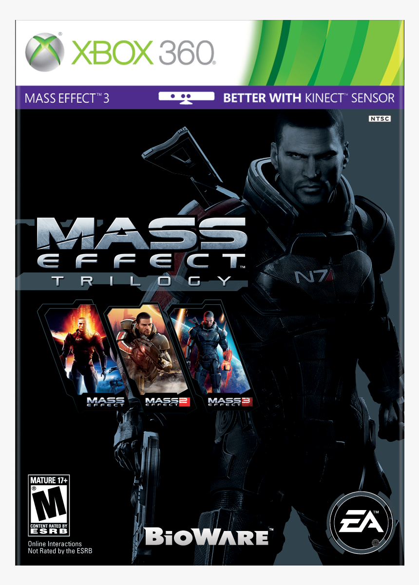 Mass Effect Trilogy Xbox 360, HD Png Download