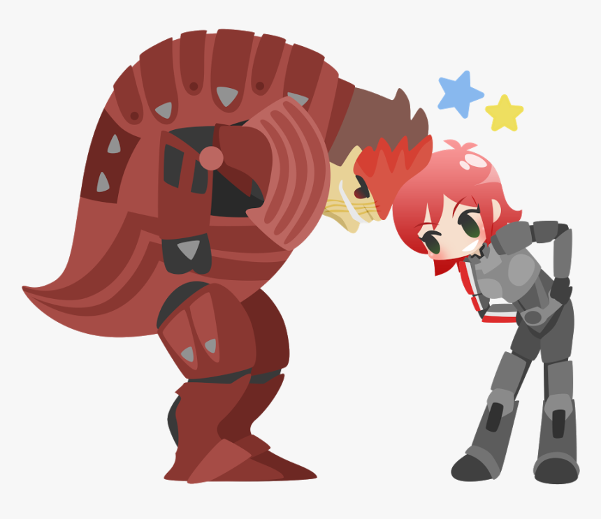 Shepard Headbutting A Krogan Fanart, HD Png Download