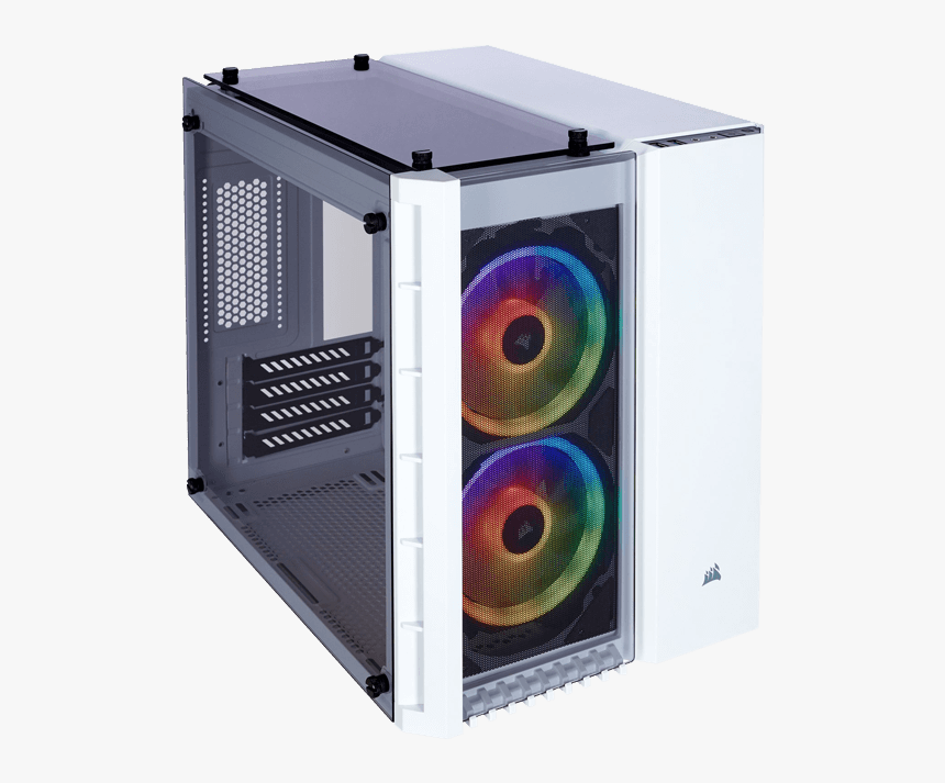 Crystal Series 280x Rgb Tempered Glass, No Psu, Microatx, - Corsair 280x Case White, HD Png Download