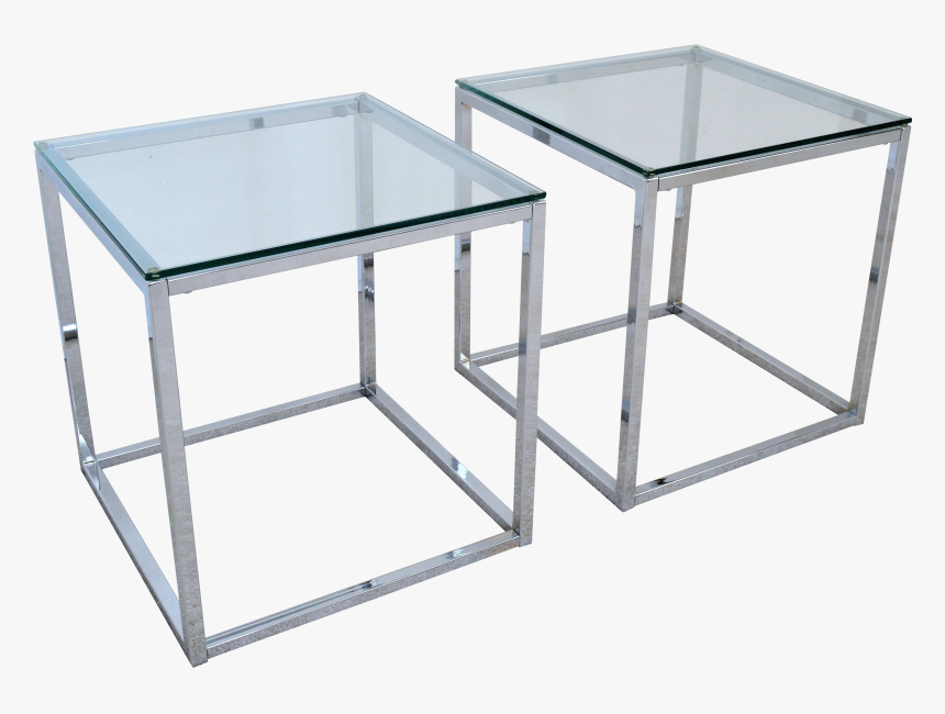Glass Cube Table, HD Png Download