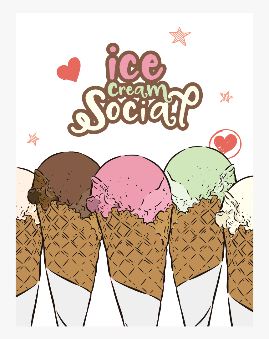 Ice Cream Social Clipart, HD Png Download