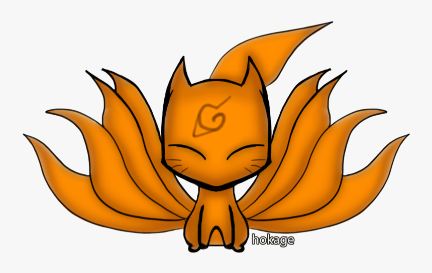 Naruto Nine Tails - Chibi Naruto Nine Tails, HD Png Download