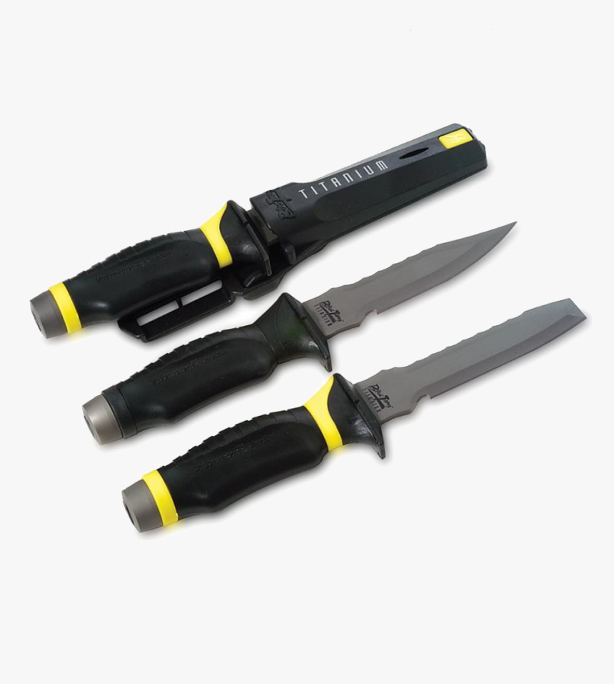Uk Blue Tang Titanium Knife - Dive Knives, HD Png Download