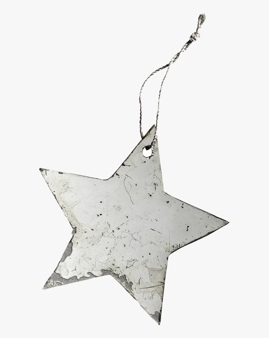 Christmas Star Antique Mirror - Construction Paper, HD Png Download