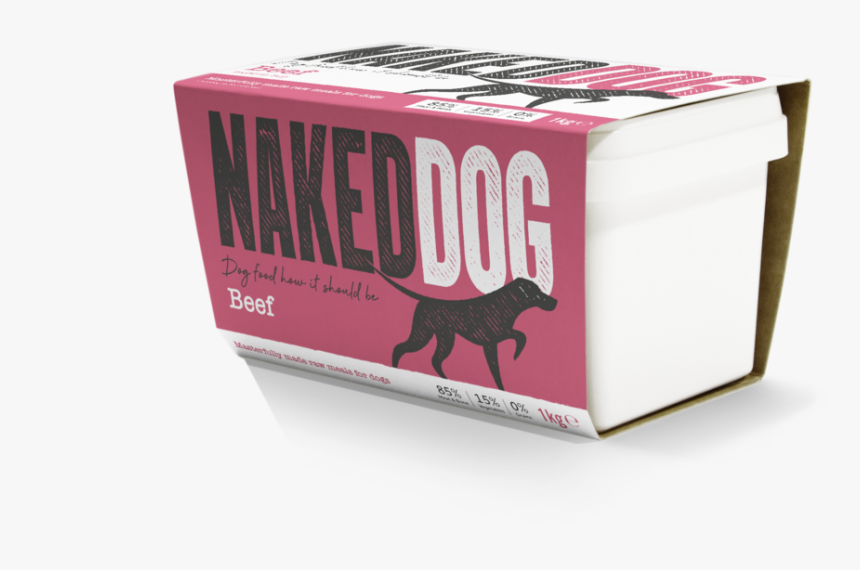 Naked Dog Side On 1kg Beef - Working Animal, HD Png Download