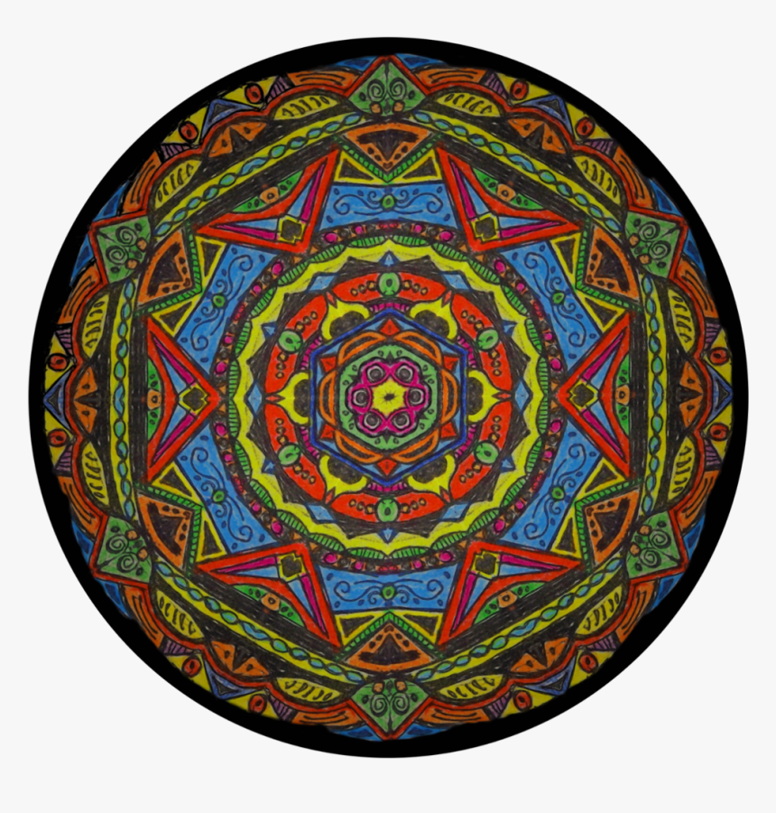 Abstact, Hand Drawn, And Mandala Image - Circle, HD Png Download