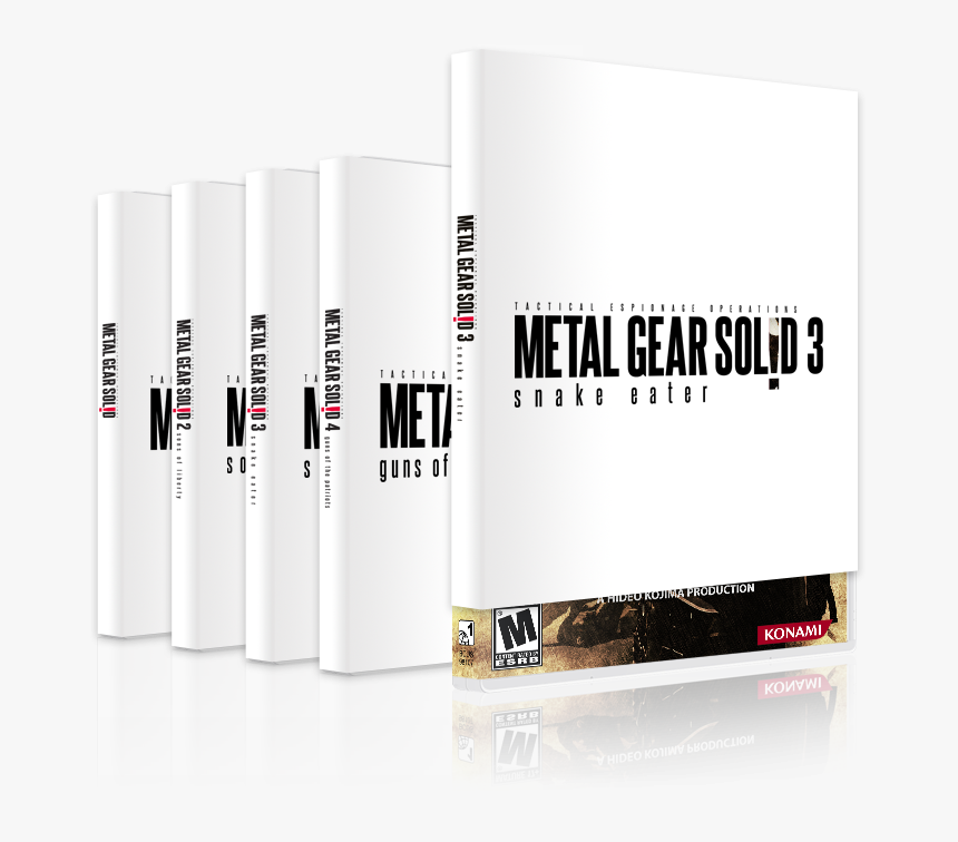 Metal Gear Solid Box Covers - Book Cover, HD Png Download