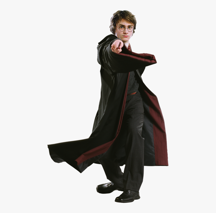 Image Royalty Free Library In Robe With Wand Motion - Harry Ron And Hermione Half Blood Prince, HD Png Download