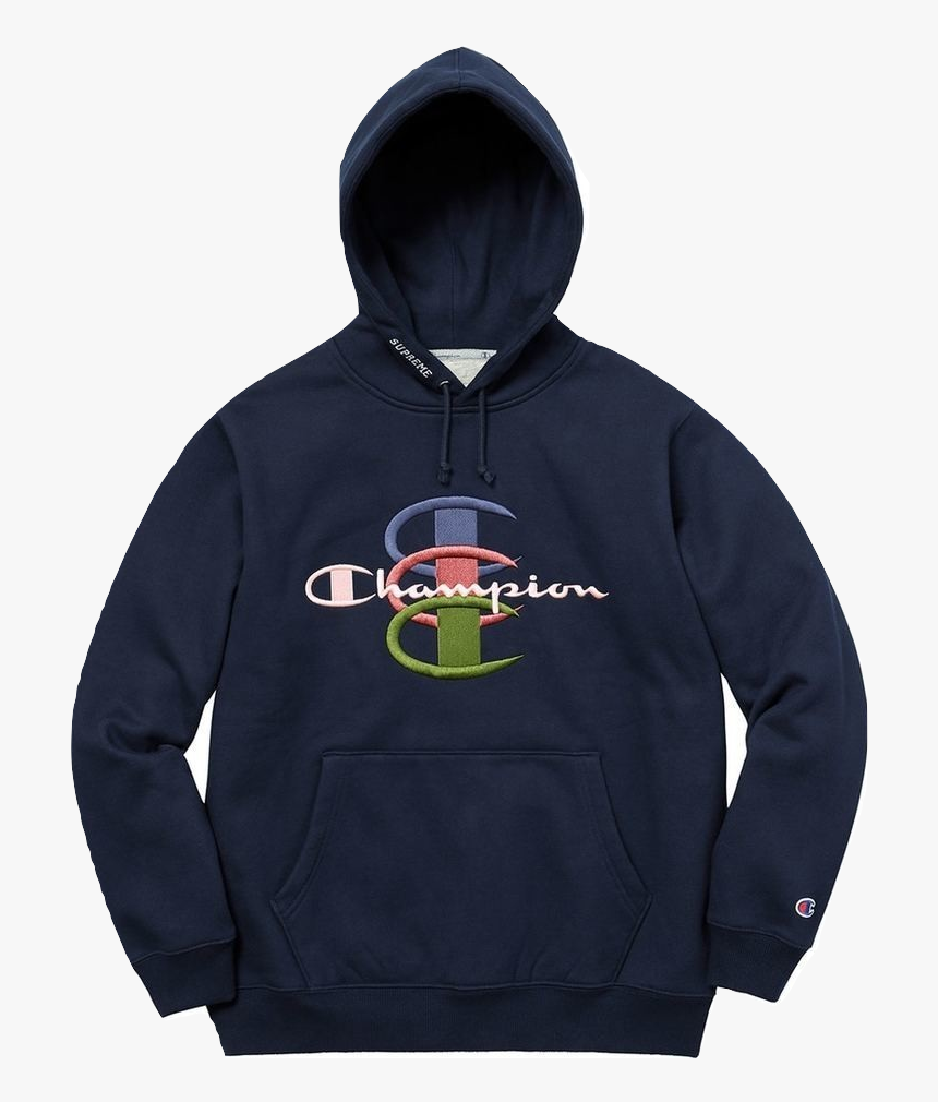 Supreme Champion Stacked C Hoodie, HD Png Download