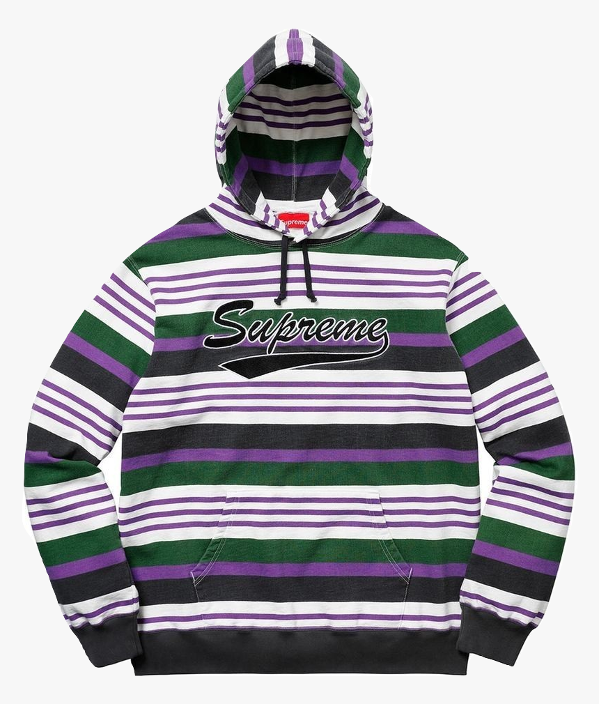 supreme hoodie striped