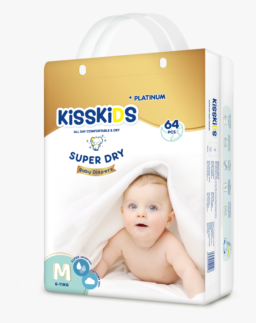 Kisskids Diaper, HD Png Download
