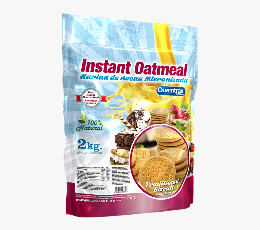 Quamtrax Oatmeal Cookies Cream, HD Png Download