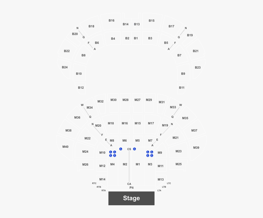 Masonic Temple Detroit Section M36 Seating Chart, HD Png Download