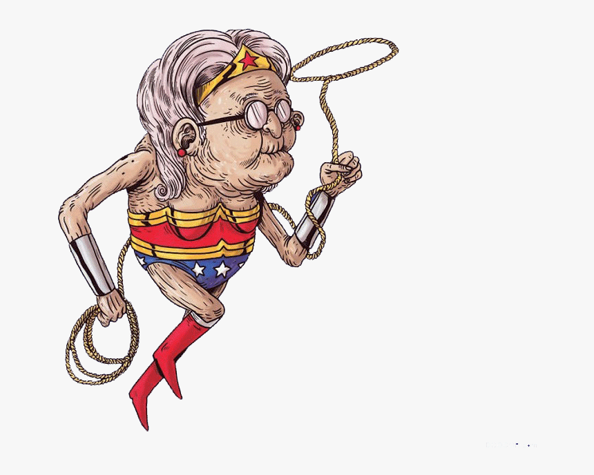 Collection Of Free Drawing Superheroes Wonder Woman - Drawing Made Up Superheroes, HD Png Download