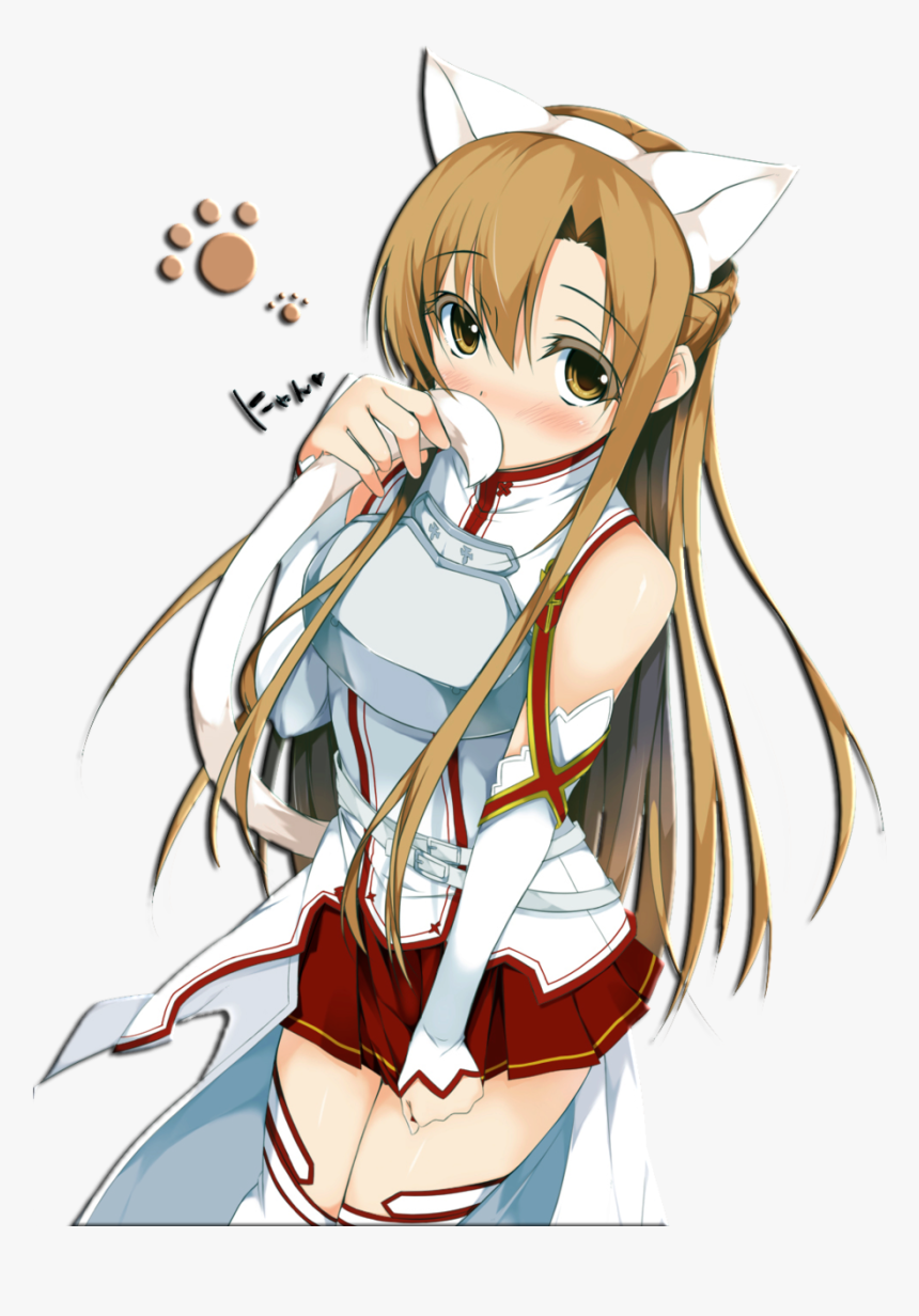 Asuna, Sword Art Online, And Sao Image - Asuna Neko, HD Png Download